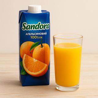 Сік Сандора Апельсин (1л)