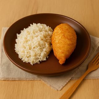 Рис з котлетою кордон-блю (330г)