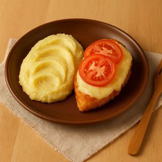 Пюре картопляне з м'ясом по-французьки (320г)