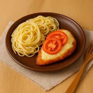 Спагеті з м'ясом по-французьки (320г)