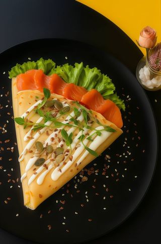 Млинець Лосось та Крем-сир (350г)