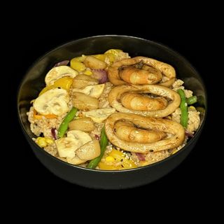 Тяхан з морепродуктами