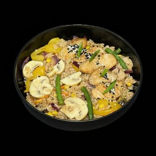 Тяхан з куркою