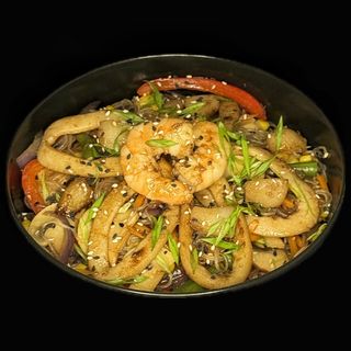 Фунчоза з морепродуктами