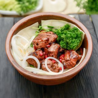 Шашлик зі свинячого ошийка