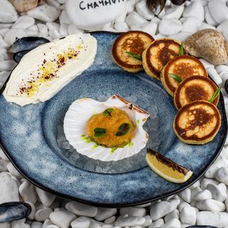 Щуча ікра з міні оладками (50/80/30/15 г)