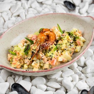 Олів'є з білоногими креветками (250 г)