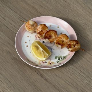 Шашличок з хвостиків тигрових креветок (80/15г)