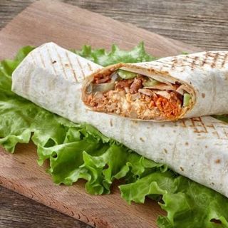 Шаурма 4 видів сирами з курячим м’ясо