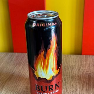 Напій безалкогольний сильногазований енергетичний " BURN " (500 мл)