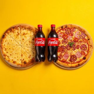 2 Піци 30 см + 2 Coca Cola