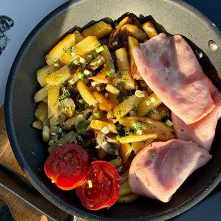 Картопля з Білими грибами