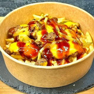 Телятина BBQ з картоплею та сиром