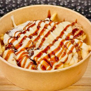 Курка BBQ з картоплею та сиром