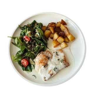 Філе індички, картопля конфі (360г)