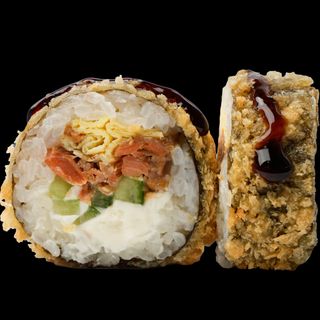 Гарячий з лососем і тамаго (10шт/250г)