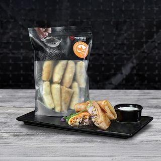 Млинці з куркою та грибами