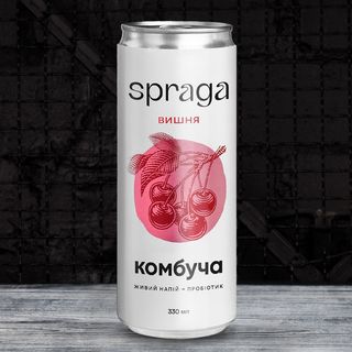 Комбуча вишня SPRAGA 330мл