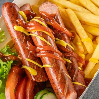 Бокс сосиски баварські