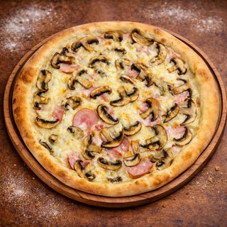 Піца Грибна з шинкою (40см/640г)