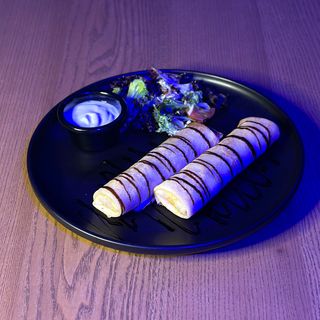 Млинці з куркою та грибами