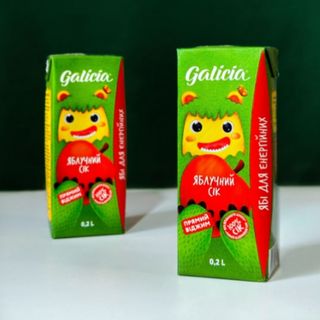 Сік Galicia Mini Яблучний (0,2л)