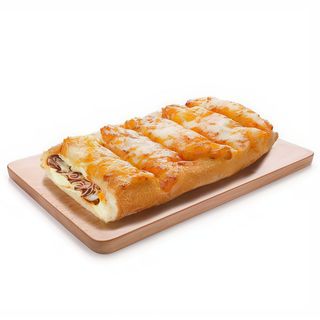 Хлібець з стейк-м'ясом та цибулею (343г)