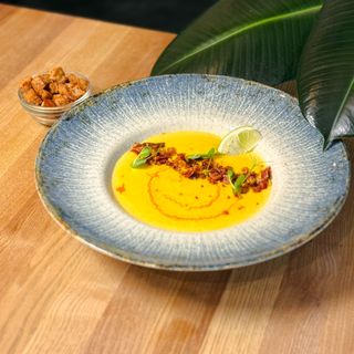 Крем суп із кукурудзи з сиром чедер