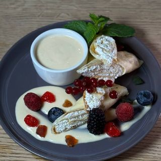 Млинці з творогом