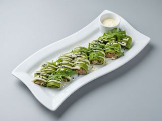 Млинці з куркою та грибами