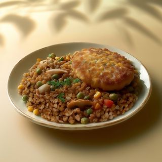 Котлета з гречкою та грибами (350г)