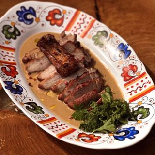Полядовиця з вершковим соусом та травами