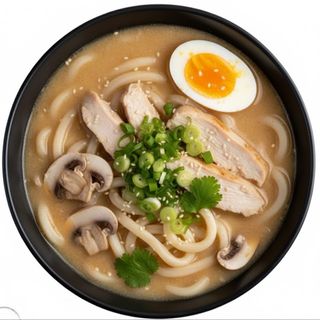 Місо суп з куркою та локшиною