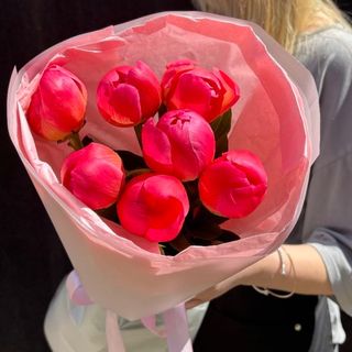Букет півоній Корал Шарм (7шт)