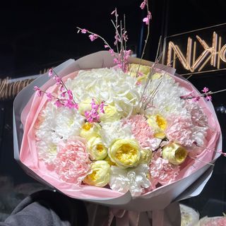 Букет квітів «Pink home»