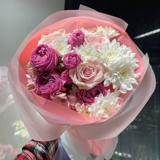 Букет квітів «Яскраві барви»