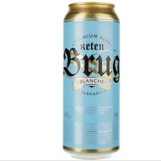 Пиво Keten Brug Blanche Elegant, світле, 4,8%, з/б, 0,5 л