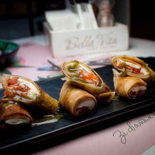 Млинці з лососем 