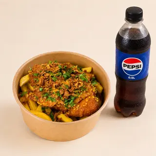 Potata Box Combo - Honey Chicken + Pepsi