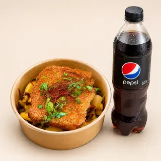 Potata Box Combo - Fish/Teriyaki + Pepsi