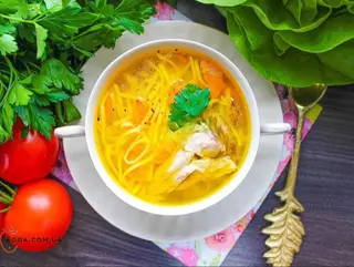 Курячий бульйон з локшиною (300г)