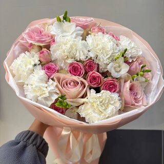 Букет «персиковий ранок»