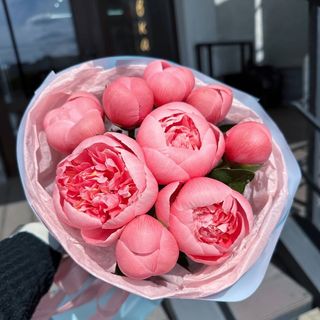 Букет з 9 півоній Pink