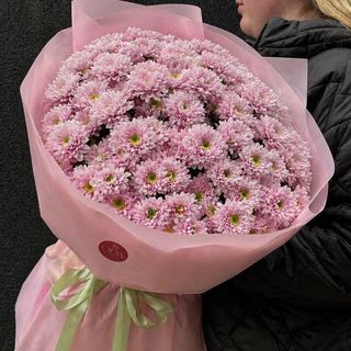 Букет із 11 Хризантем Рожевих