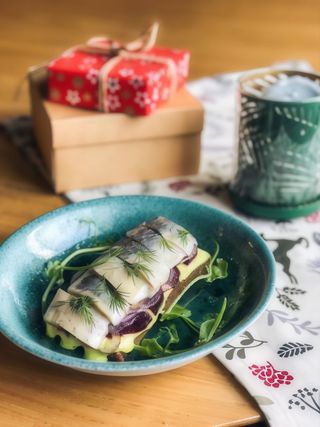 Оселедець на шубі з печеним буряком (220г)