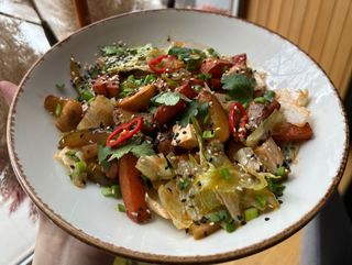 Салат з огірками Кімчі