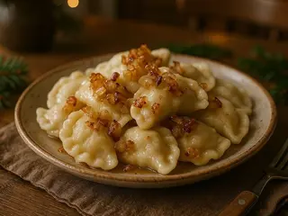 Вареники з картоплею  (100 г)