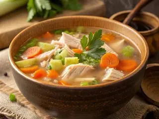 Бульйон  з куркою та з вермішеллю (400г)