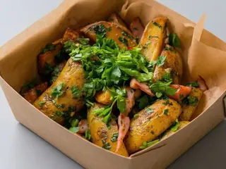 Картопля запечена по-селянські (250/50г) 