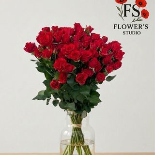 Троянда кущова червона, поштучно